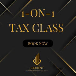 1 on 1 Tax Class  (DEPOSIT ONLY) Virtual Only