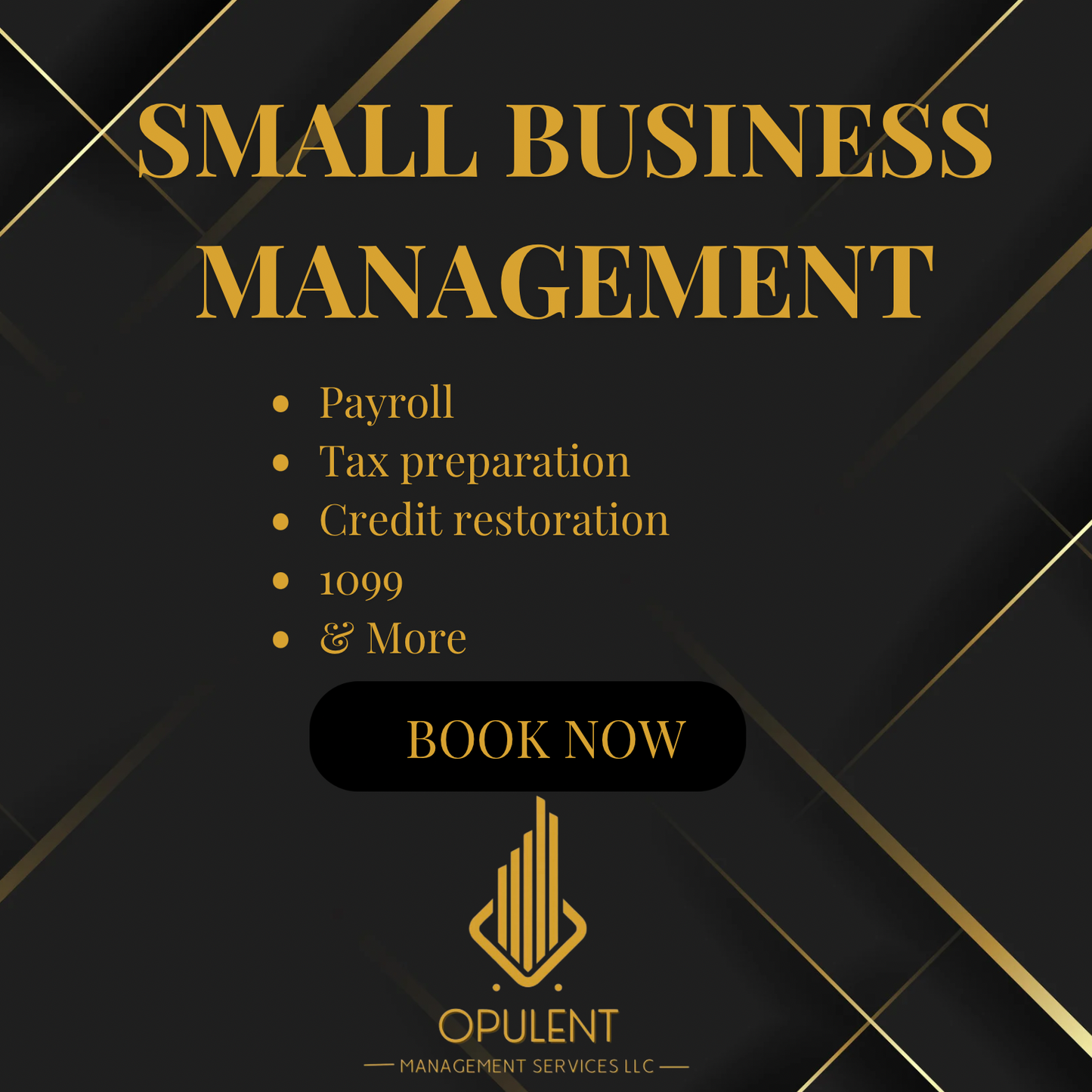 BOOK THE “SMALL BUSINESS MANAGEMENT” SERVICE (DEPOSIT ONLY)