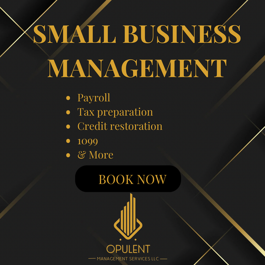 BOOK THE “SMALL BUSINESS MANAGEMENT” SERVICE (DEPOSIT ONLY)